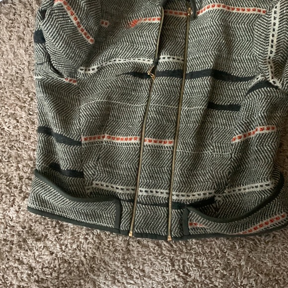 Vintage Carlisle Crop Moto Wool Jacket size 6 - Picture 16 of 16